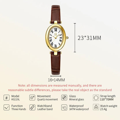 Shengke New Arrival Women's Watches Top Brand Ladies Quartz Wristwatches Original Styles Luxury Female Best Gifts Clock