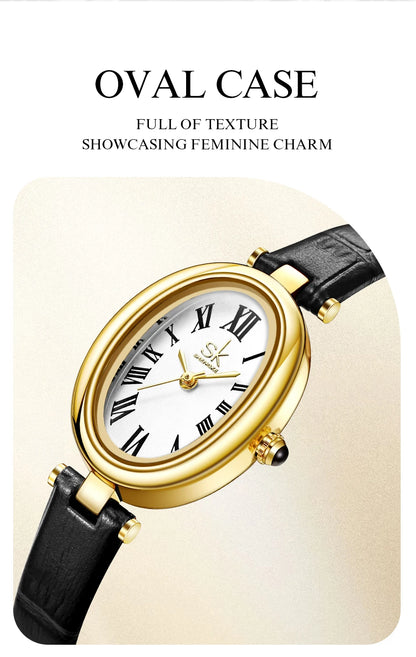 Shengke New Arrival Women's Watches Top Brand Ladies Quartz Wristwatches Original Styles Luxury Female Best Gifts Clock