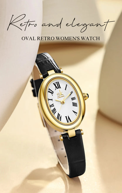 Shengke New Arrival Women's Watches Top Brand Ladies Quartz Wristwatches Original Styles Luxury Female Best Gifts Clock
