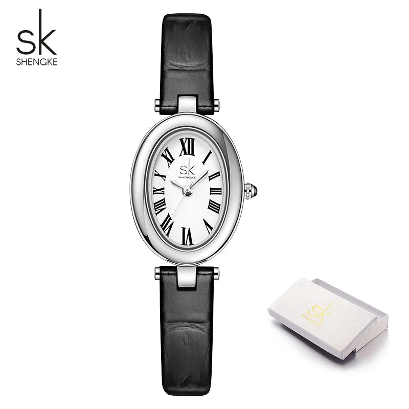 Shengke New Arrival Women's Watches Top Brand Ladies Quartz Wristwatches Original Styles Luxury Female Best Gifts Clock